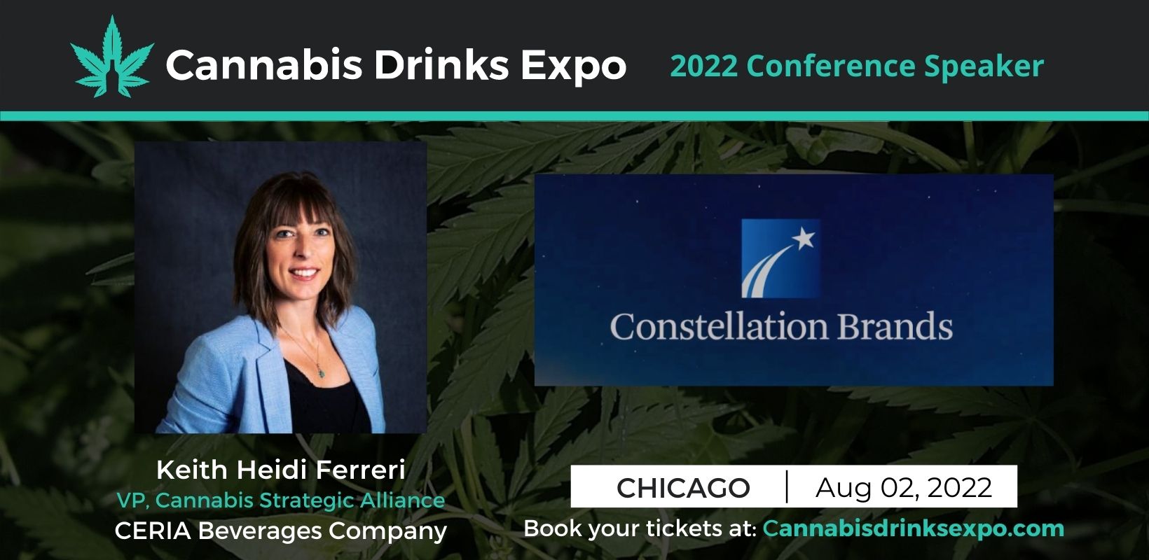 Photo for: Heidi Ferreri, VP, Cannabis Strategic Alliance at Constellation Brands, Inc. will speak at CDE 2022.